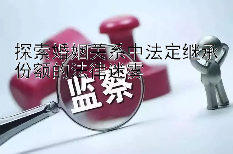 探索婚姻关系中法定继承份额的法律迷雾