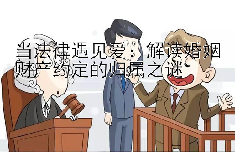 当法律遇见爱：解读婚姻财产约定的归属之谜