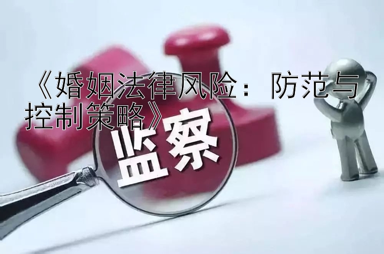 《婚姻法律风险：防范与控制策略》